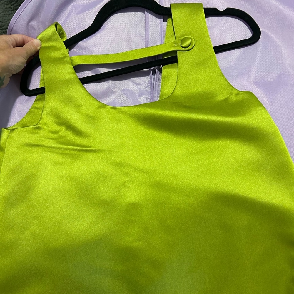 NWT Prada satin trapeze top in green size 4 - Picture 10 of 10